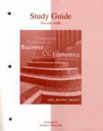 Study Guide to Accompany Statistical Techniques in Business & Economics 13e