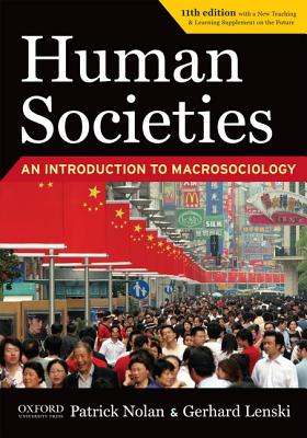 Studying Human Societies: A Primer and Guide - Nolan, Patrick, and Lenski, Gerhard