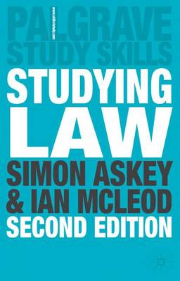 Studying Law - Askey, Simon, and McLeod, Ian