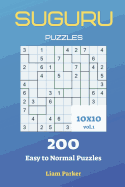Suguru Puzzles - 200 Easy to Normal Puzzles 10x10 vol.1