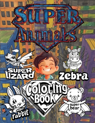 Super Animals Coloring Book - Designs, M And Jay