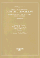 Supplement to Cases and Materials on Constitutional Law: Themes for the Constitution's Third Century