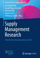 Supply Management Research: Aktuelle Forschungsergebnisse 2018