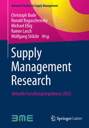 Supply Management Research: Aktuelle Forschungsergebnisse 2022