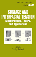 Surface and Interfacial Tension: Measurement, Theory, and Applications
