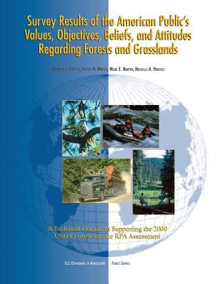 Survey Results of the American Public's Values, Objectives, Beliefs, and Attitudes Regarding Forests and Grasslands: A Technical Document Supporting the 2000 USDA Forest Service RPA Assessment - Service, Forest, and Agriculture, U S Department of