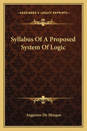 Syllabus Of A Proposed System Of Logic