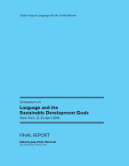 Symposium on Language and the Sustainable Development Goals. Final Report