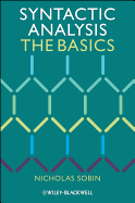 Syntactic Analysis: The Basics