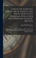 Tables for Azimuths, Great-Circle Sailing, and Reduction to the Meridian, With a New and Improved "Sumner" Method: Latitudes 900 N. to 900 S., Declinations 900 N. to 900 S.: Also Other Useful Navigational Tables, With Numerous Examples of Double Altitudes