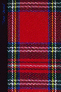 Tartan Journal: Scottish / Scotland Gifts / Gift / Presents ( Large Notebook with Red Tartan Design )