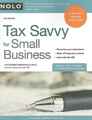 Tax Savvy for Small Business - Daily, Frederick W