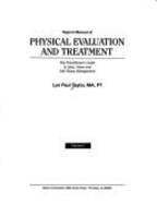 Taylor's Manual of Physical Evaluation and Treatment: The Practitioner's Guide to Joint, Nerve and Soft Tissue Management - Taylor, Lyn Paul
