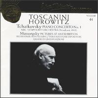 Tchaikovsky: Concerto No. 1; Mussorgsky: Pictures at an Exhibition - Vladimir Horowitz (piano); Arturo Toscanini (conductor)