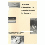 Teacher Education for Special Needs - Mittler, Peter J