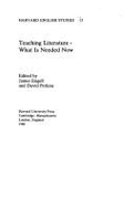 Teaching Literature: What Is Needed Now - Engell, James (Editor), and Perkins, David D (Editor)