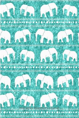 Teal White Elephants Journal: Lined Page Notebook Diary for Women & Teen Girls - Creatives Journals, Desired