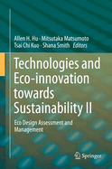 Technologies and Eco-Innovation Towards Sustainability II: Eco Design Assessment and Management