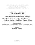 Tel Anafa II: The Hellenistic and Roman Pottery