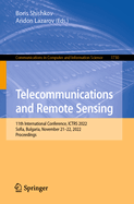 Telecommunications and Remote Sensing: 11th International Conference, ICTRS 2022, Sofia, Bulgaria, November 21-22, 2022, Proceedings