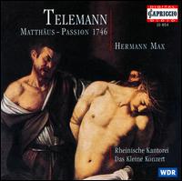 Telemann: Matthus-Passion, 1746 - Bernard Scheffel (tenor); Carmen Schller (alto); Christoph Bermester-Streffer (tenor); Ekkehard Abele (bass);...