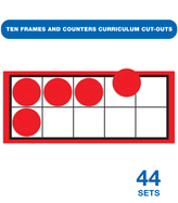 Ten Frames and Counters Curriculum Cut-Outs