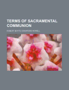 Terms of Sacramental Communion