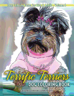 Terrific Terriers Dog Coloring Book - Dogs Coloring Pages for Kids & Adults