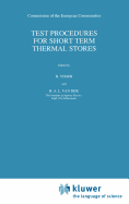 Test Procedures for Short Term Thermal Stores