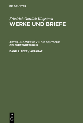 Text / Apparat - Hurlebusch, Klaus (Editor)
