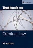 Textbook on Criminal Law