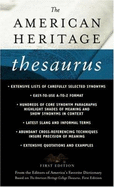 The American Heritage Thesaurus, First Edition