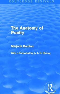 The Anatomy of Poetry - Boulton, Marjorie