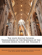 The Ante-Nicene Fathers: Translations of the Writings of the Fathers Down to A.D. 325; Volume 10