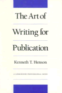 The Art of Writing for Publication