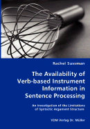 The Availability of Verb-Based Instrument Information in Sentence Processing