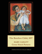 The Barefoot Child, 1897: Mary Cassatt Cross Stitch Pattern