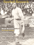 The Baseball Research Journal (Brj), Volume 25 - Society for American Baseball Research (Sabr)