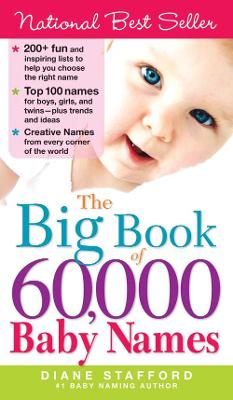 The Big Book of 60,000 Baby Names - Stafford, Diane