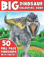 The Big Dinosaur Colouring Book: Kids Colouring Book With Dinosaur Facts