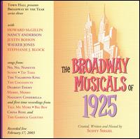 The Broadway Musicals of 1925 - Various Artists