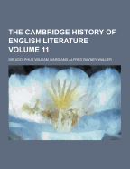The Cambridge History of English Literature Volume 11