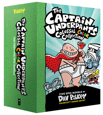 The Captain Underpants Colossal Color Collection (Captain Underpants #1-5 Boxed Set) - 