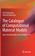 The Catalogue of Computational Material Models: Basic Geometrically Linear Models in 1d