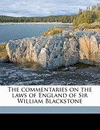The Commentaries on the Laws of England of Sir William Blackstone Volume 2