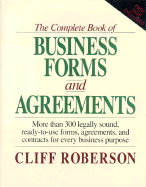 The Complete Book of Business Forms and Agreements, Book and 3.5' Disk Set