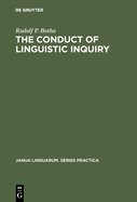 The Conduct of Linguistic Inquiry: A Systematic Introduction to the Methodology of Generative Grammar