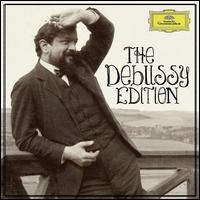 The Debussy Edition - Alfons Kontarsky (piano); Aloys Kontarsky (piano); Arturo Benedetti Michelangeli (piano); Augustin Dumay (violin); Christa Ludwig (vocals); Daniel Ericourt (piano); Doris Lamprecht (vocals); Emmanuel Strosser (piano); Frances Jellard (vocals)