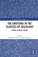 The Emotions in the Classics of Sociology: A Study in Social Theory