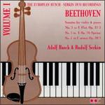 The European Busch-Serkin Duo Recordings, Vol. 1 - Adolf Busch (violin)